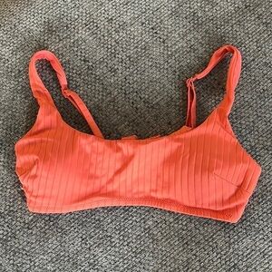 Aerie scoop ribbed bikini top